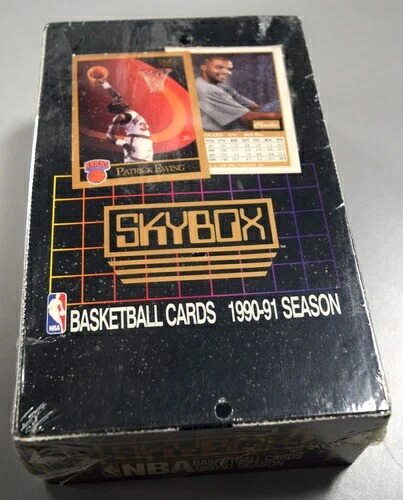 1990-91 スカイボックス シリーズ 1 NBA バスケットボール ファクトリー シール ワックス ボックス (ユーイング オン トップ)｜トレーディングカード　ラフテル