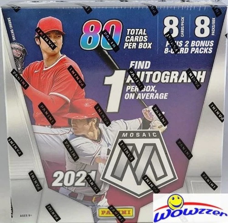 2021 Panini Mosaic BASEBALL 限定 工場未開封 メガボックス - オート+80カード｜トレーディングカード　ラフテル 44,880円