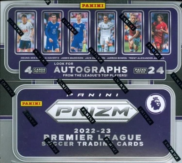 2022-23 パニーニ プリズム プレミアリーグ EPL サッカー 工場未開封 24パック 小売用ボックス｜トレーディングカード　ラフテル