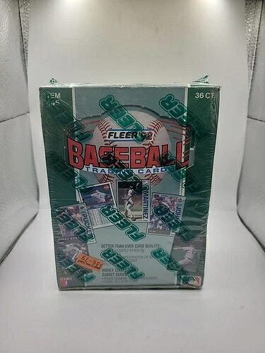 1992年 Fleer ベースボールファクトリー シールワックスボックス 36パック｜トレーディングカード　ラフテル