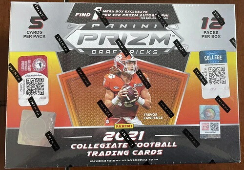 2021 Panini Prizm Draft Football &ldquo;MEGA&rdquo; Box - 工場未開封 - 保証付き｜トレーディングカード　ラフテル
