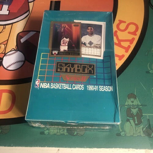 1990-1991 NBA SKYBOX シリーズ2 工場未開封ボックス マイケル・ジョーダン バード マジックカード｜トレーディングカード　ラフテル