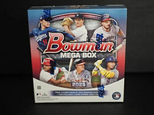 2025 Topps Bowman Baseball MLB Mega Box 工場未開封 手渡し｜トレーディングカード　ラフテル