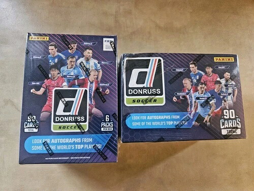 2024-25 ドンラス サッカー ブラスター ボックス ロット X 2 未開封｜トレーディングカード　ラフテル