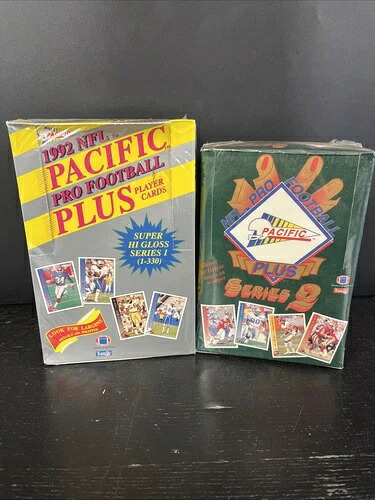 1992年 パシフィックプロフットボールプラスシリーズ1-2工場未開封ホビーボックス｜トレーディングカード　ラフテル