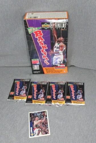 1996年 Upper Deck Collector&rsquo;s Choice バスケットボールシリーズ 4パック｜トレーディングカード　ラフテル