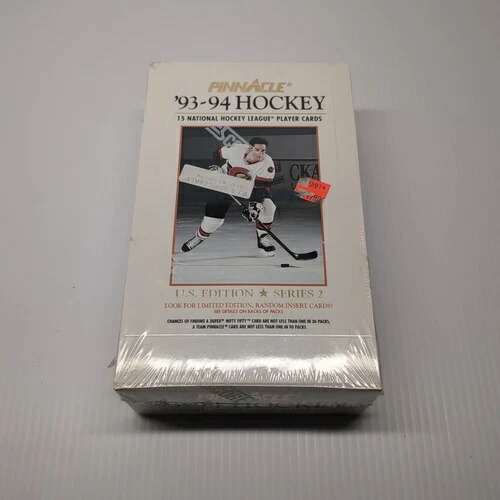 1993-94 ピナクル US エディション シリーズ 2 工場未開封 NHL ホッケー ボックス - 36 パック｜トレーディングカード　ラフテル