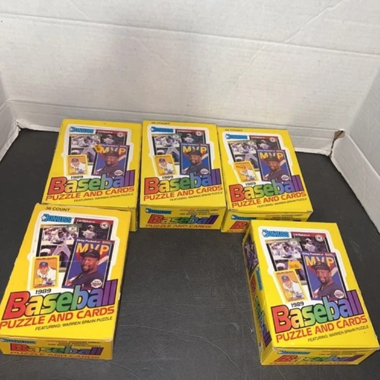 1989年 ドンラス ベースボール (1) ワックスボックス (36) 新品未開封パック 5枚中1枚|トレーディングカード ラフテル