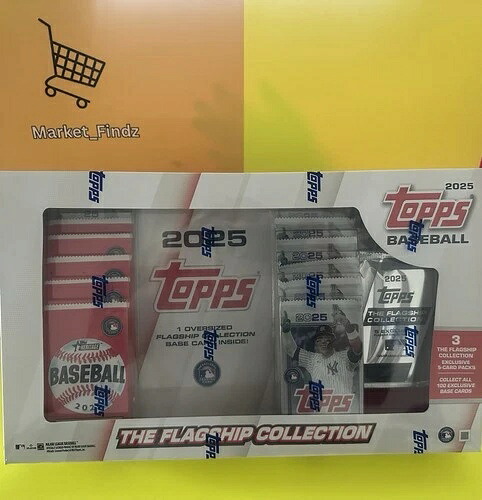 2025 Topps MLB ベースボール フラッグシップ コレクション 未開封ボックス ボーナス パック 3 個入り!｜トレーディングカード　ラフテル