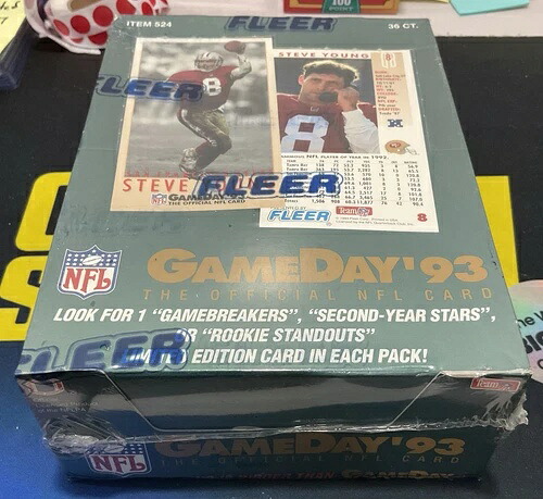 1993年 Fleer NFL ゲームデー シールドボックス｜トレーディングカード　ラフテル