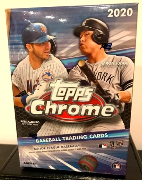 2020 Topps Chrome Baseball ファクトリーシール付きブラスターボックス（ボーナスセピアリフラクター4個付き）｜トレーディングカード　ラフテル