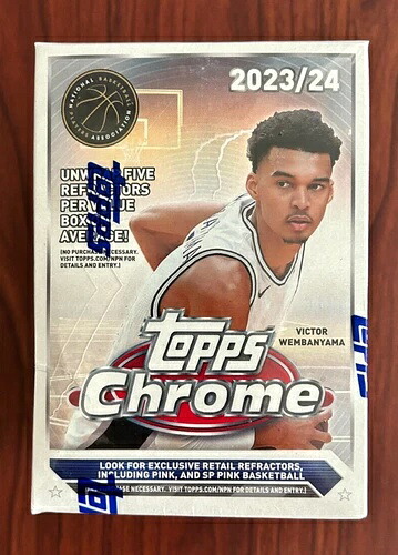 2023-24 Topps Chrome バスケットボール ブラスターボックス トレーディングカード - 未開封 - 手持ち｜トレーディングカード　ラフテル
