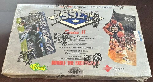 1995 クラシックアセット シリーズ2 工場未開封ボックス FASC (SHAQ $2000 FONCARD) レア｜トレーディングカード　ラフテル
