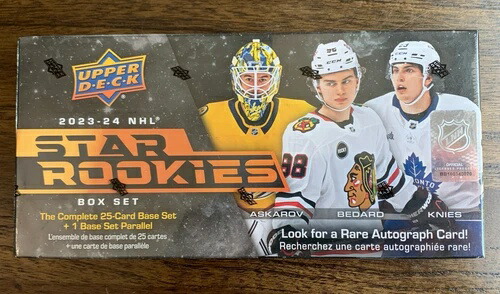 2023-24 アッパーデッキ NHL スタールーキーズ ホッケー ファクトリーシール ボックスセット コナー・ベダード｜トレーディングカード　ラフテル