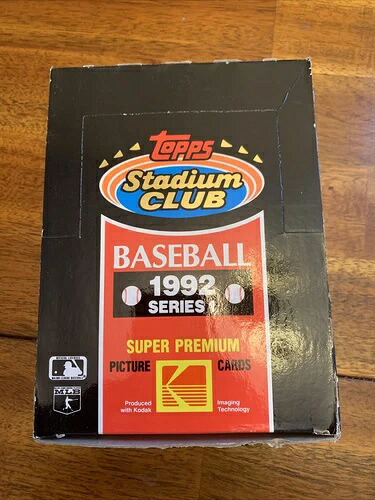 1992 TOPPS スタジアムクラブ ベースボール ファクトリーシール リテールボックス シリーズ1 36枚入り｜トレーディングカード　ラフテル