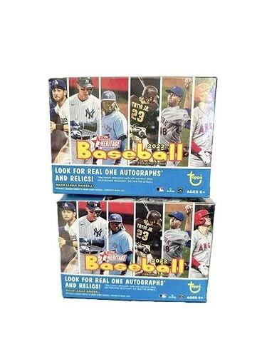 2022 Topps Heritage Baseball 8パック ブラスターボックス 未開封 2箱｜トレーディングカード　ラフテル