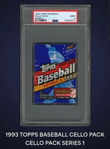 1993 Topps シリーズ 1 チェロパック PSA ジェム ミント 9 デレク・ジーター RC 新品グレーディング済み｜トレーディングカード　ラフテル