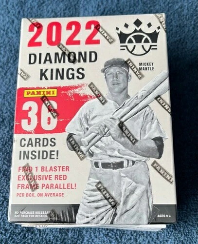 2022年 パニーニ ダイヤモンドキングス ブラスターボックス 新品 工場未開封 MLB 野球カード 36枚｜トレーディングカード　ラフテル