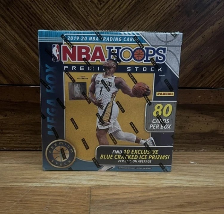 2019-20 パニーニ NBA フープス プレミアムストック メガボックス ブルー クラックアイス 新品未開封｜トレーディングカード　ラフテル