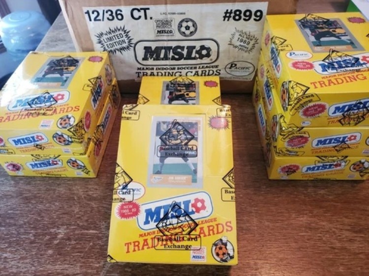 1988-89 MISL パシフィックサッカー 未開封ボックス BBCE認証済み ラッピング済み ジム・ゴルセック｜トレーディングカード　ラフテル