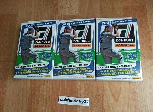 2021年 Panini Donruss 野球ハンガーボックス 新品 工場未開封 - 3個セット｜トレーディングカード　ラフテル