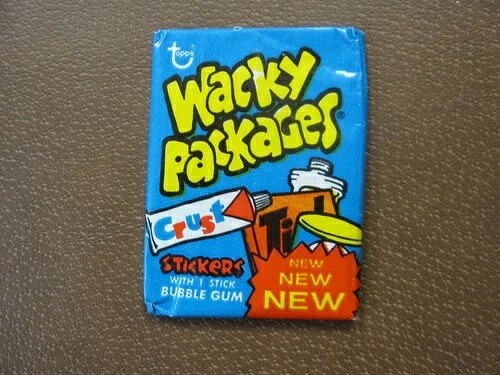 未開封 ヴィンテージ 1974 Topps Wacky Packages 第7シリーズ 7 ガムワックスパック付き 未開封｜トレーディングカード　ラフテル