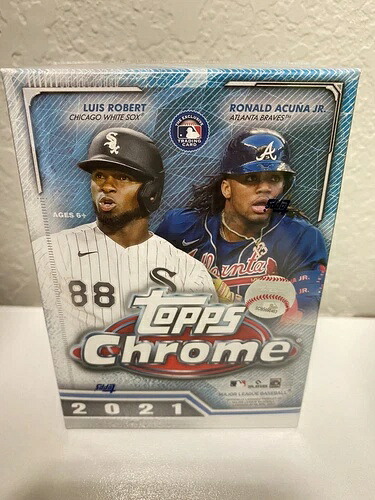 2021 Topps Chrome MLB ベースボールブラスターボックス 工場未開封 新品｜トレーディングカード　ラフテル