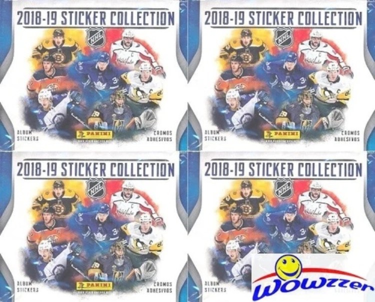(4) 2018/19 Panini Hockey 工場密封 50パック ステッカーボックス - 1,000枚｜トレーディングカード　ラフテル 44,880円