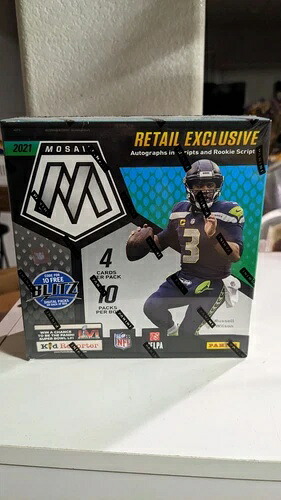 2021年モザイクNFLフットボールメガボックス工場未開封｜トレーディングカード　ラフテル