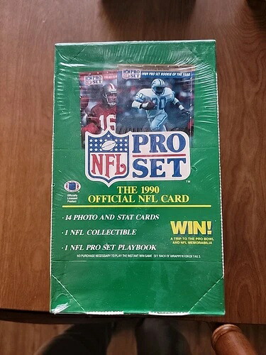 1990 NFL プロセット フットボール 工場未開封ボックス シリーズ 1｜トレーディングカード　ラフテル