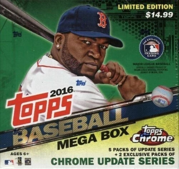 2016 Topps Chrome Update Baseball 限定 工場未開封 メガボックス - 送料無料｜トレーディングカード　ラフテル