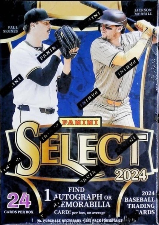 2024 Panini Select Baseball ファクトリーシール ブラスターボックス 1 オートまたはメモリ｜トレーディングカード　ラフテル