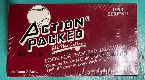 工場未開封アクション満載1993年シリーズ2 MLB野球クーパーズタウン24カラット｜トレーディングカード　ラフテル