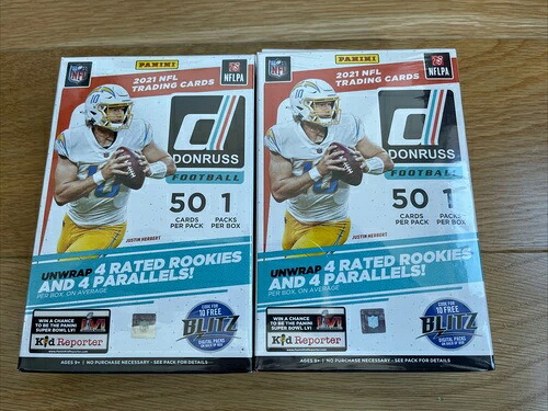 DONRUSS 2021 NFL フットボール ファクトリーシールハンガー (1箱50枚入り) 2個セット｜トレーディングカード　ラフテル