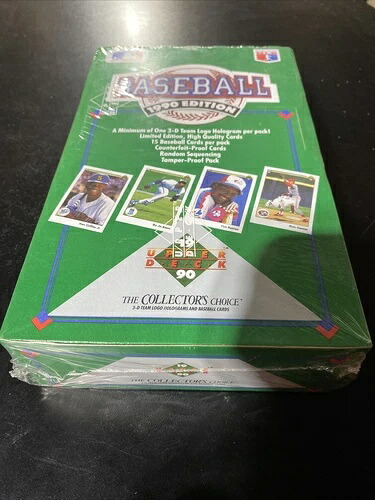 1990年 Upper Deck ベースボール - 工場未開封ボックス｜トレーディングカード　ラフテル