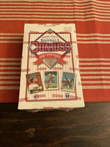 1993年 Donruss 野球シリーズ 2 工場未開封 36パック｜トレーディングカード　ラフテル