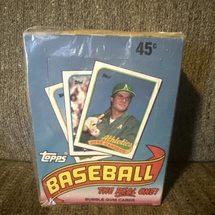 1989年 Topps ベースボール バブルガムカード ボックス 36パック入り 未開封 送料無料｜トレーディングカード　ラフテル