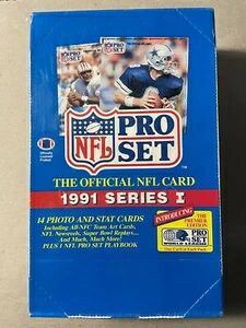 1991 NFL プロセット シリーズ I 工場未開封ボックス｜トレーディングカード　ラフテル