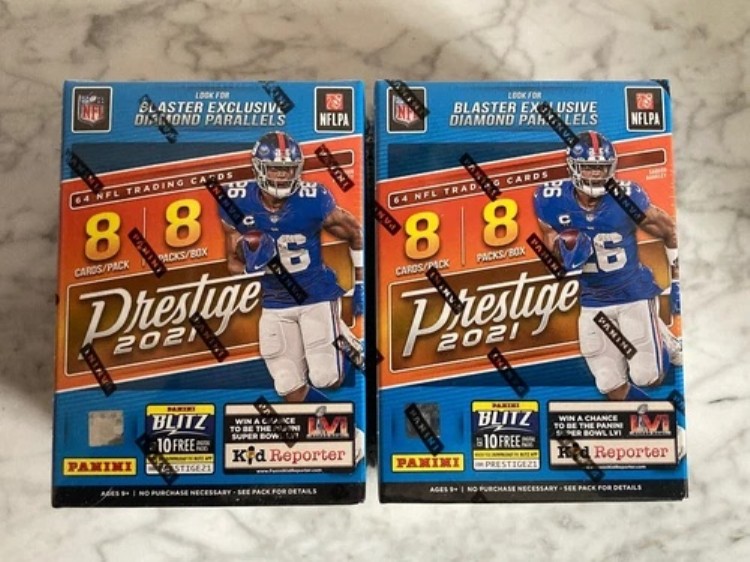 パニーニ プレステージ 2021 NFL フットボール 密封ブラスターボックス ローレンス RC 2個セット｜トレーディングカード　ラフテル