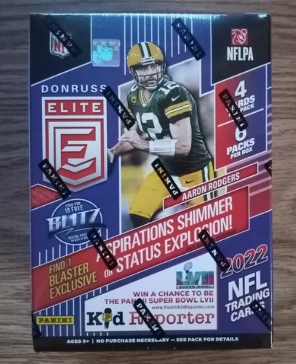 2022 Panini Donruss Elite Football Blaster Box 未開封 Brock Purdy RC 直筆サイン｜トレーディングカード　ラフテル