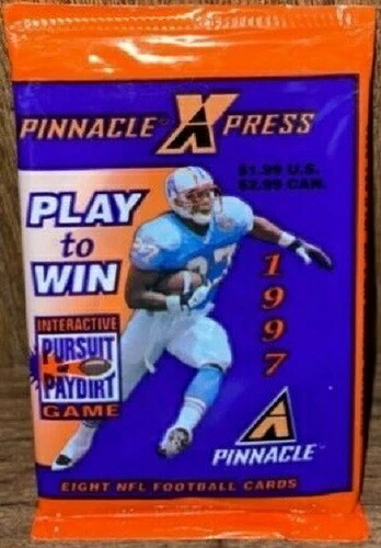 PINNACLE XPRESS 1997 フットボールカード8枚入り24パック、新品未開封バンドル $49｜トレーディングカード　ラフテル