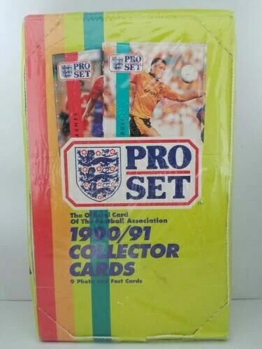 プロセット 1990-91 サッカー協会 サッカーカード 工場未開封ボックス 48パック イギリス｜トレーディングカード　ラフテル