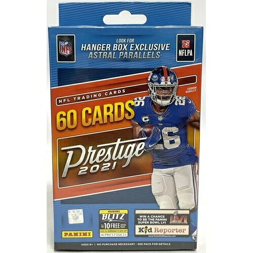 2021年 パニーニ プレステージ NFL フットボール 工場未開封 小売用ハンガーボックス｜トレーディングカード　ラフテル
