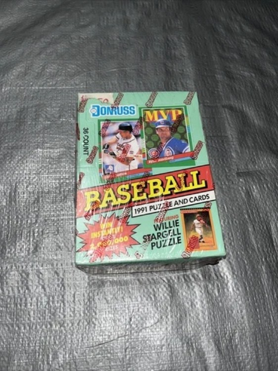 1991年 Donruss 野球パズルカード シリーズ2 工場未開封ボックス 36パック｜トレーディングカード　ラフテル
