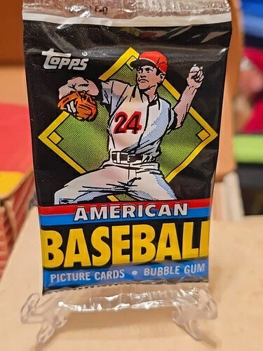 1988 Topps UK Minis アメリカン ベースボール パック 未開封 マイク・ソーシア (裏面)｜トレーディングカード　ラフテル
