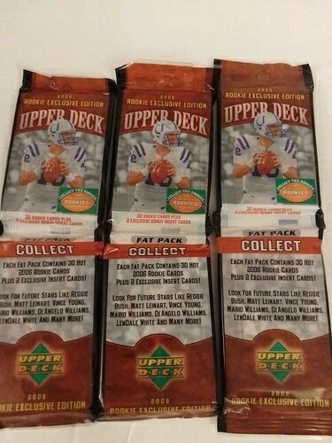2006 Upper Deck Rookie 限定版ファットパック 32 枚のカードが入った 3 パックのセット。｜トレーディングカード　ラフテル
