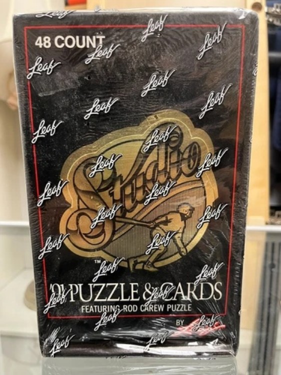 新品 工場未開封 1991年 48パック ロッド・カルー パズルカード リーフスタジオ ベースボールボックス｜トレーディングカード　ラフテル