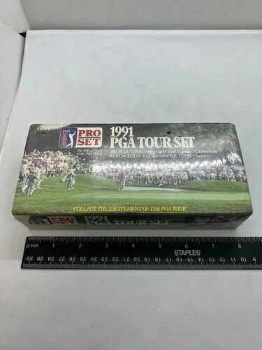 1991 PGAツアープロゴルフカードセット 285枚のカードのコンプリートセット 未開封ボックス｜トレーディングカード　ラフテル