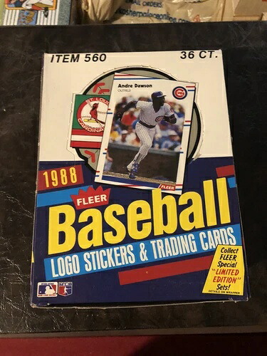 1988年 FLEER WAX BOX 工場未開封ケース入り。36パック入り。｜トレーディングカード　ラフテル