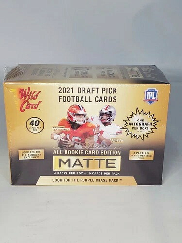 2021 ワイルドカード マットゴールド シールドボックス 40枚のカードすべてルーキーエディション 紫を見つけますか｜トレーディングカード　ラフテル